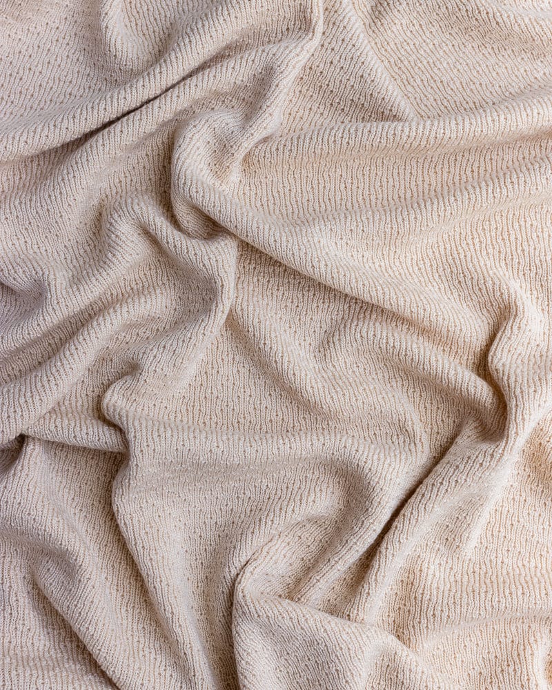 Merino wool blanket "Dora" Oats