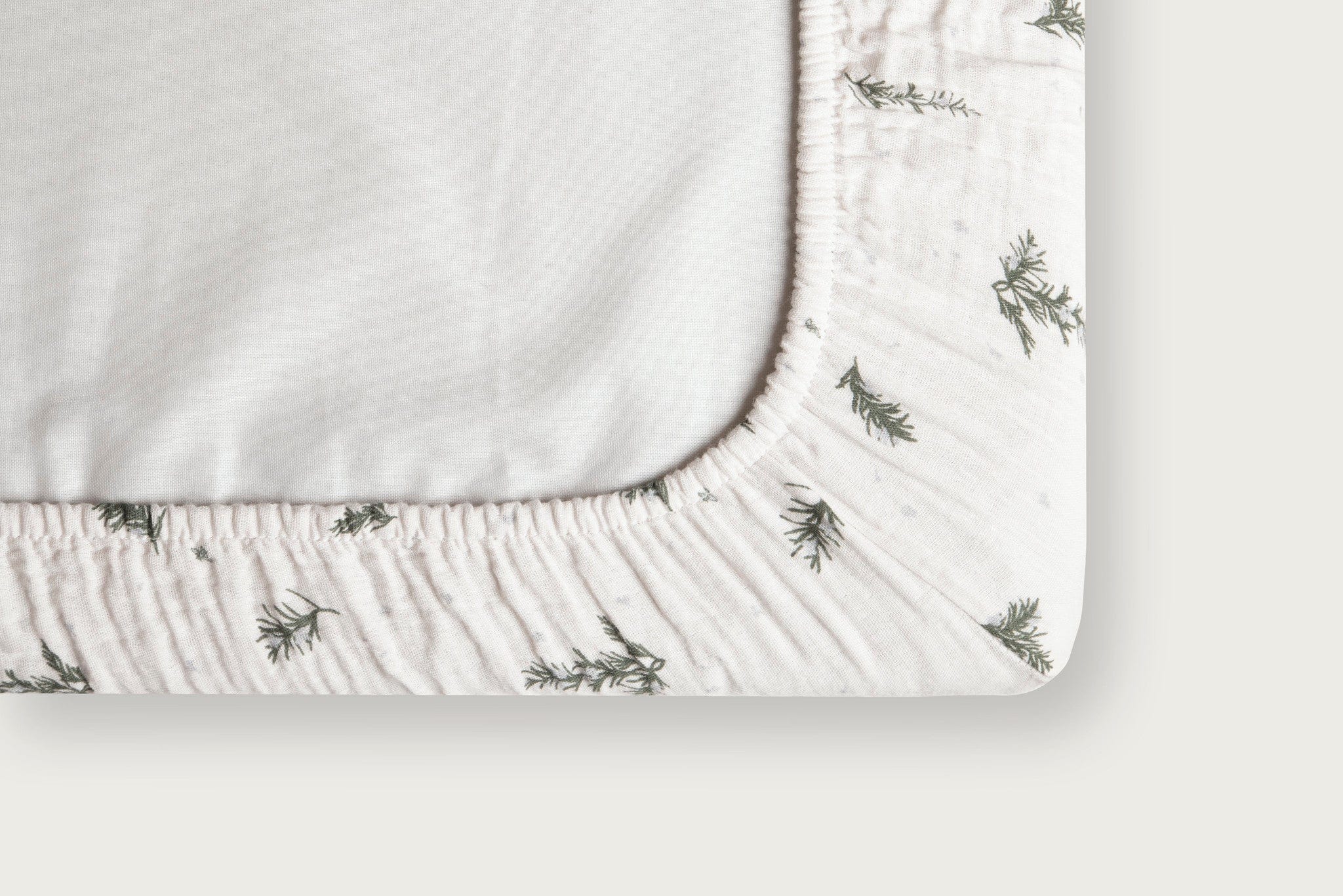 Muslin fitted sheet "Rosemary" for FREDERICK and PAUL