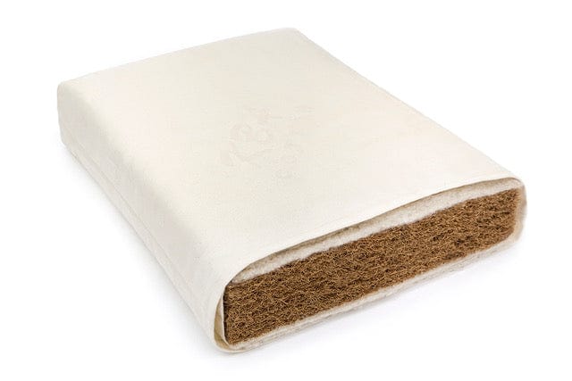 Interior view of a mattress with coconut core