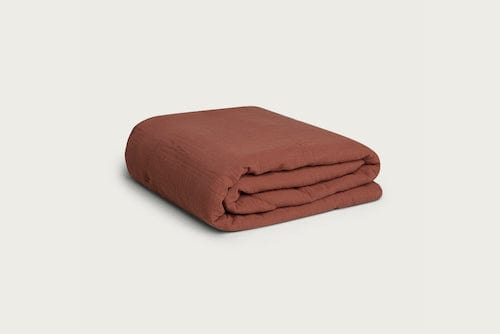 Filled cotton blanket "Cinnamon