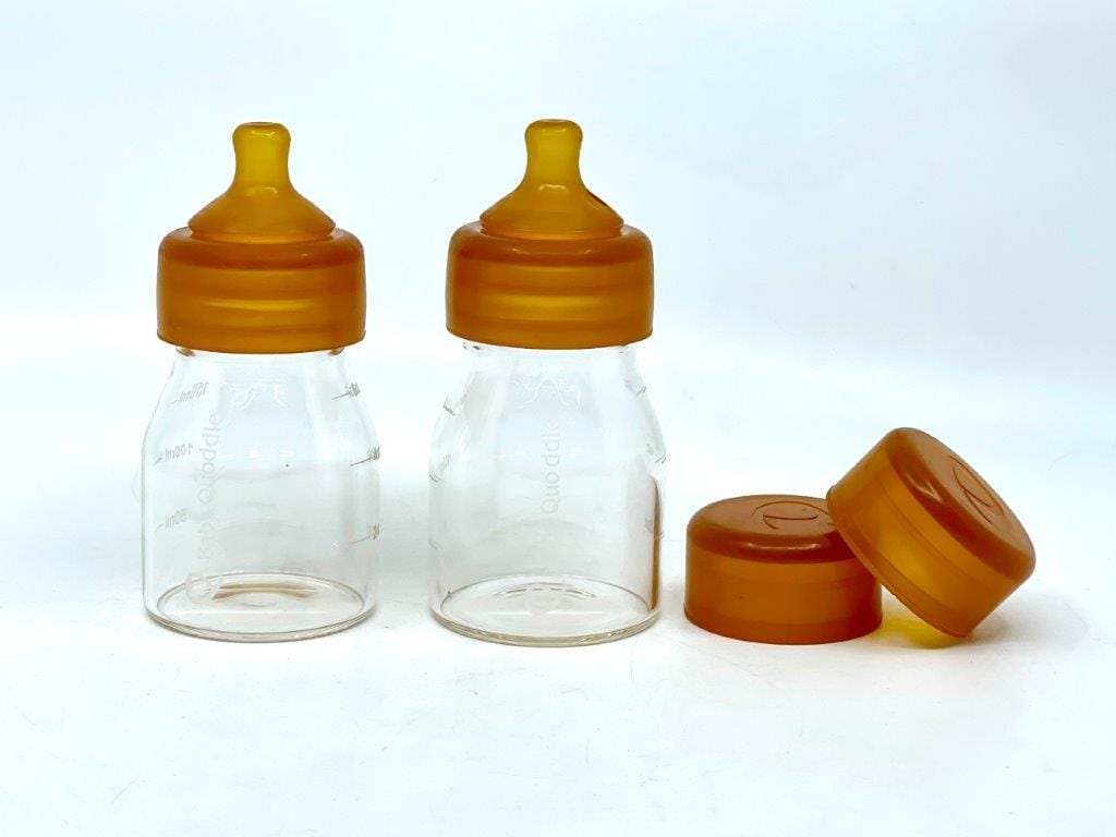 Mini Nursing Bottles made of Glass (Pack of 2)